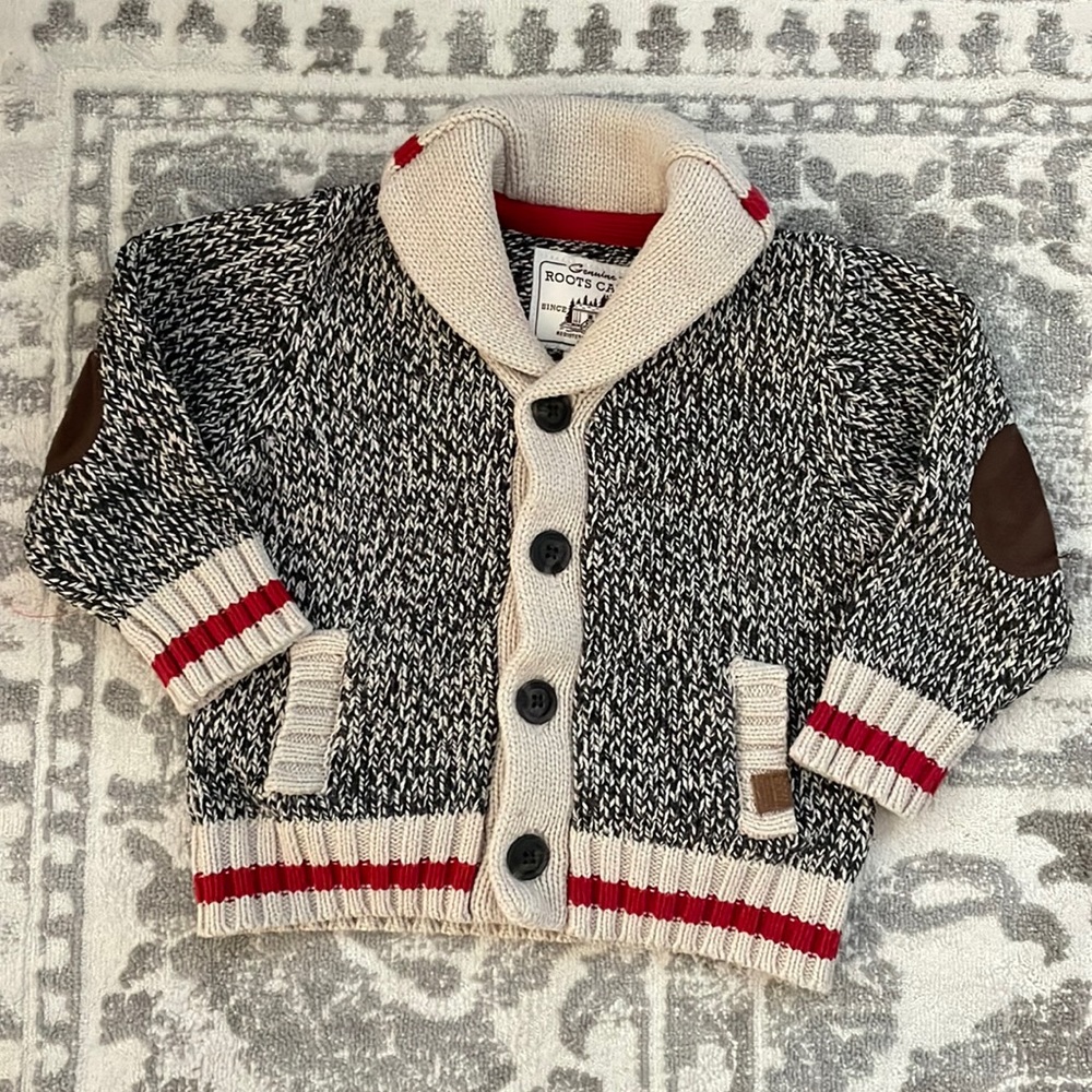 Roots Cabin Collection knit sweater 12-18m